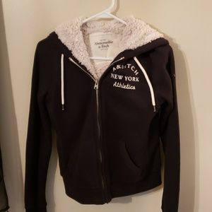 Abercrombie & Fitch sherpa hoodie s